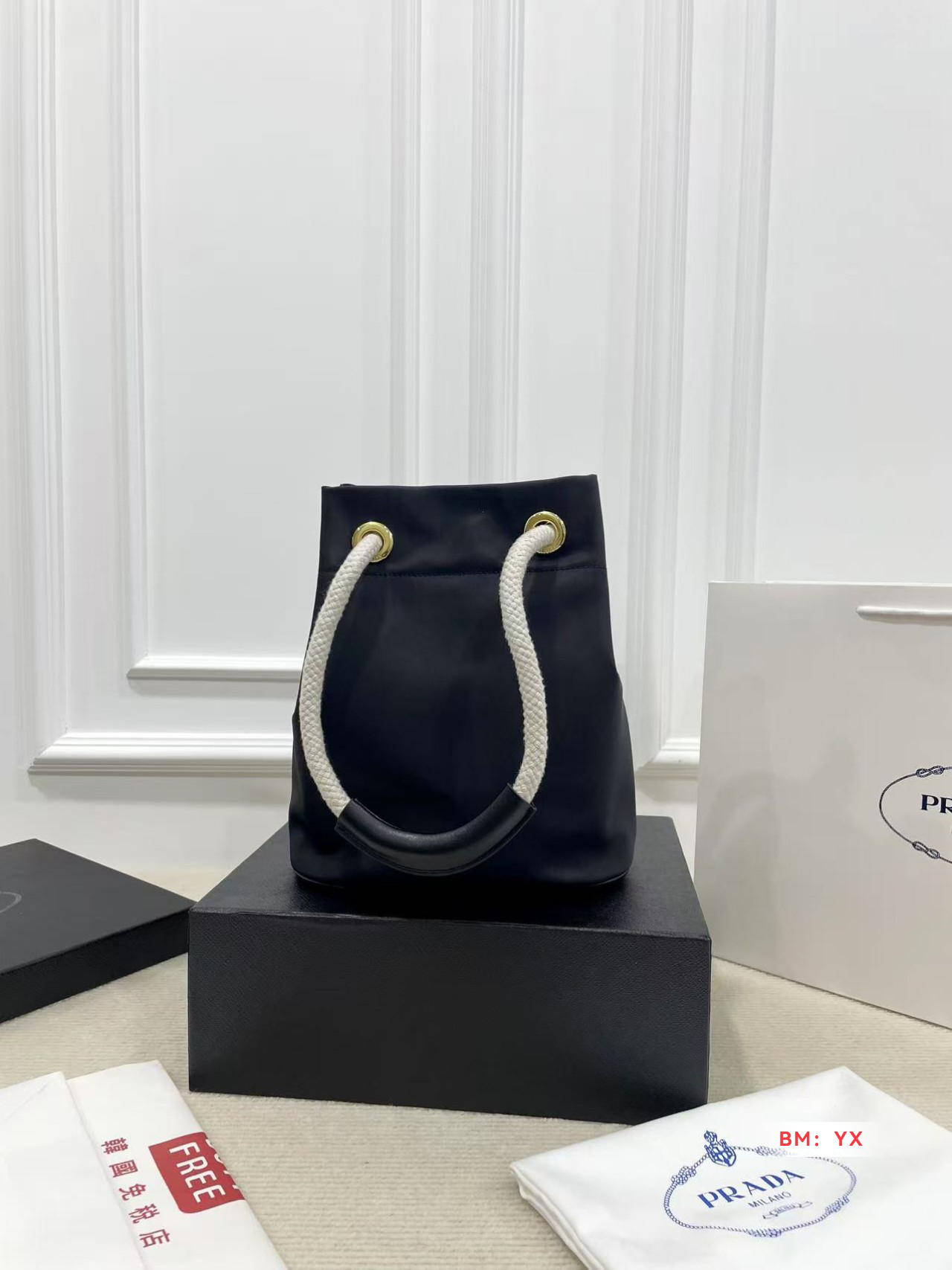 PRADA White poplin mini dress