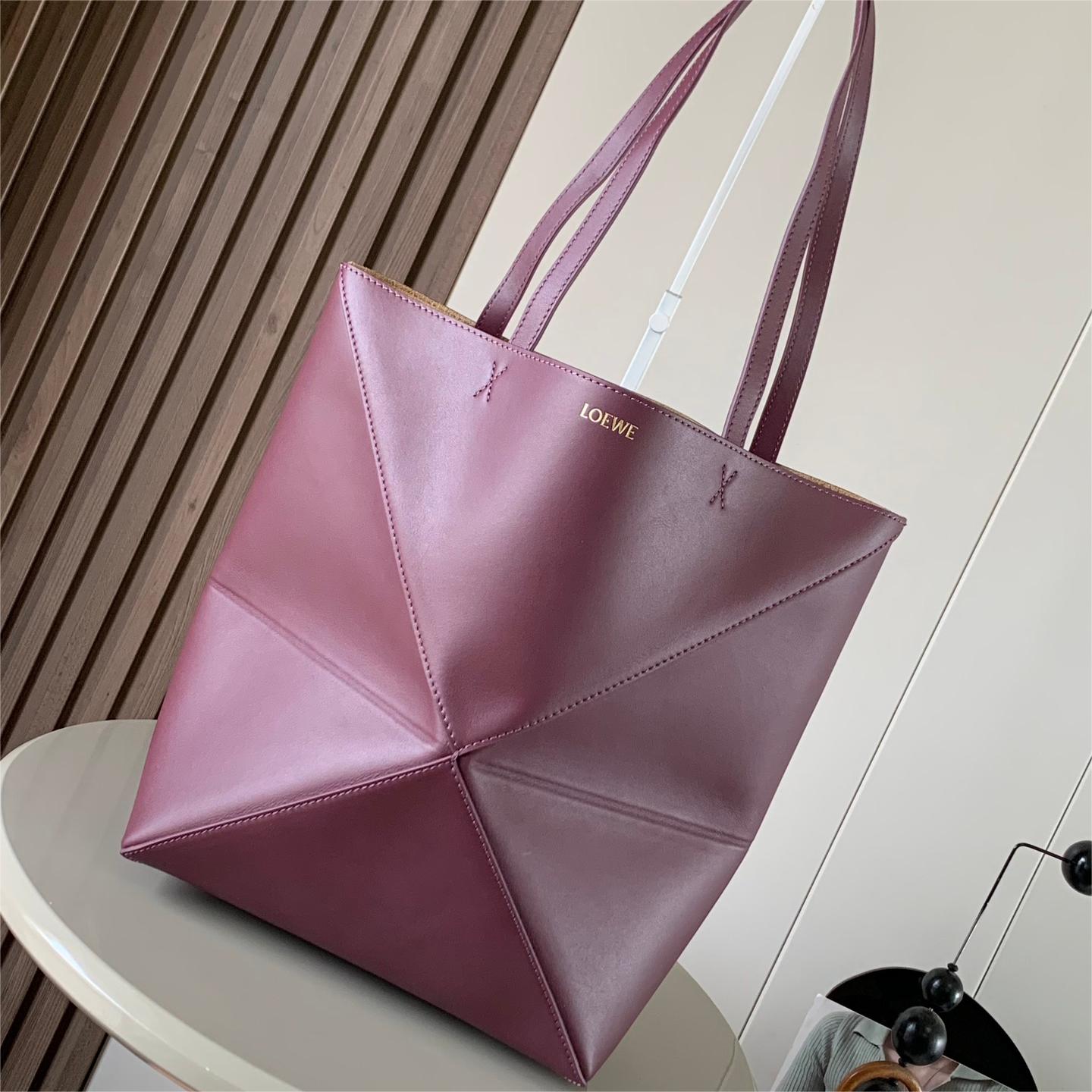 LOEWE-puzzle fold tote