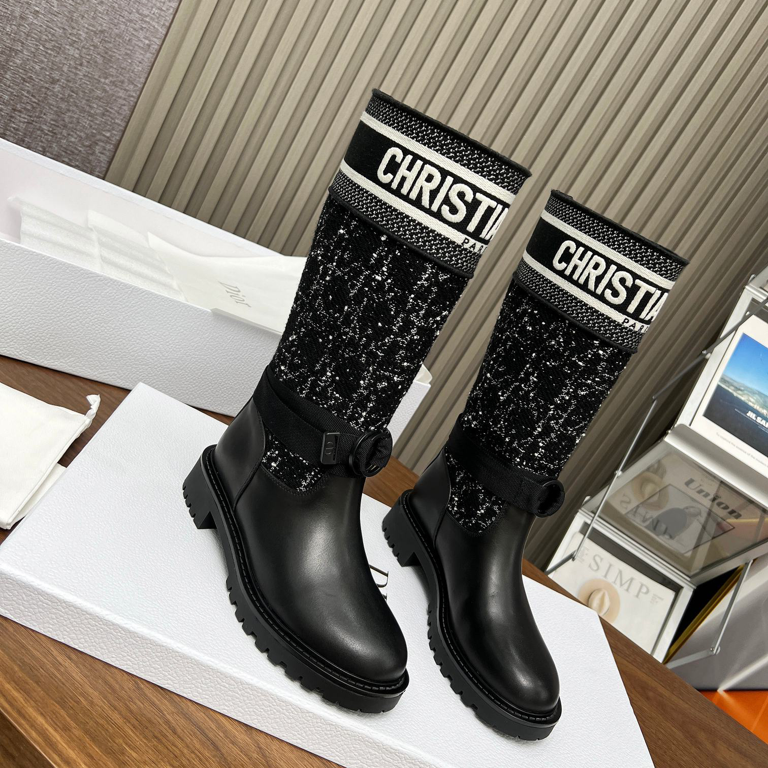 Dior-Retro workwear boots shoes