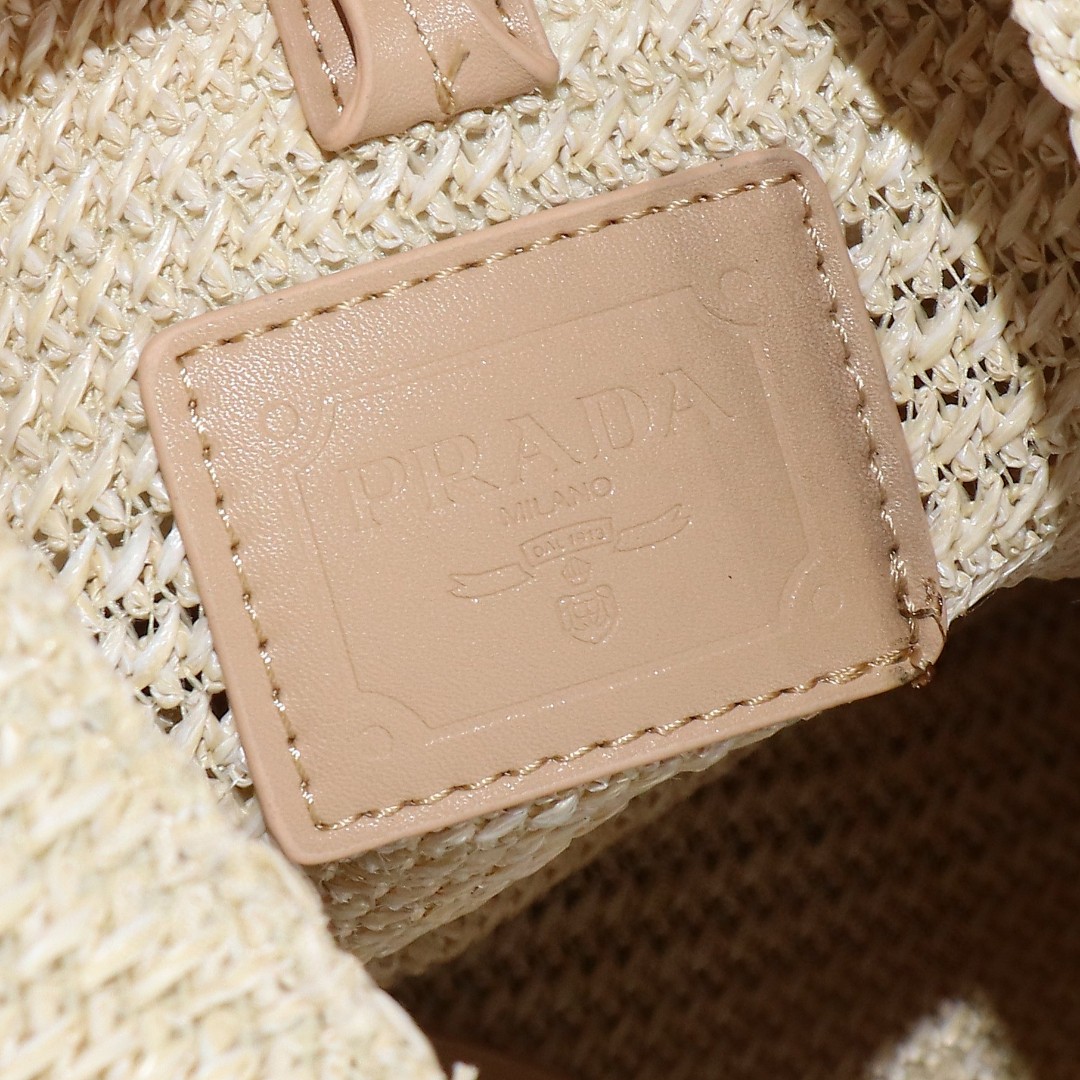 Prada-Imported Lafite Grass Design Handmade Woven Bag