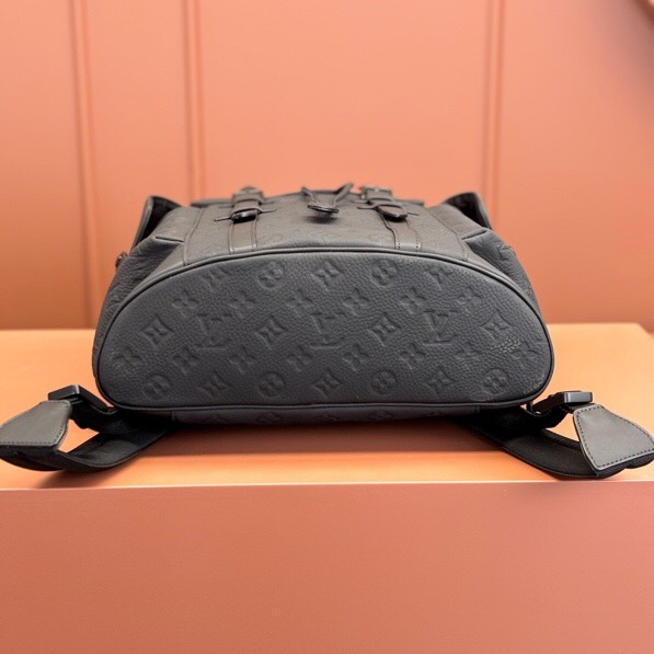 LV- CHRISTOPHER Grained Taurillon Leather Backpack