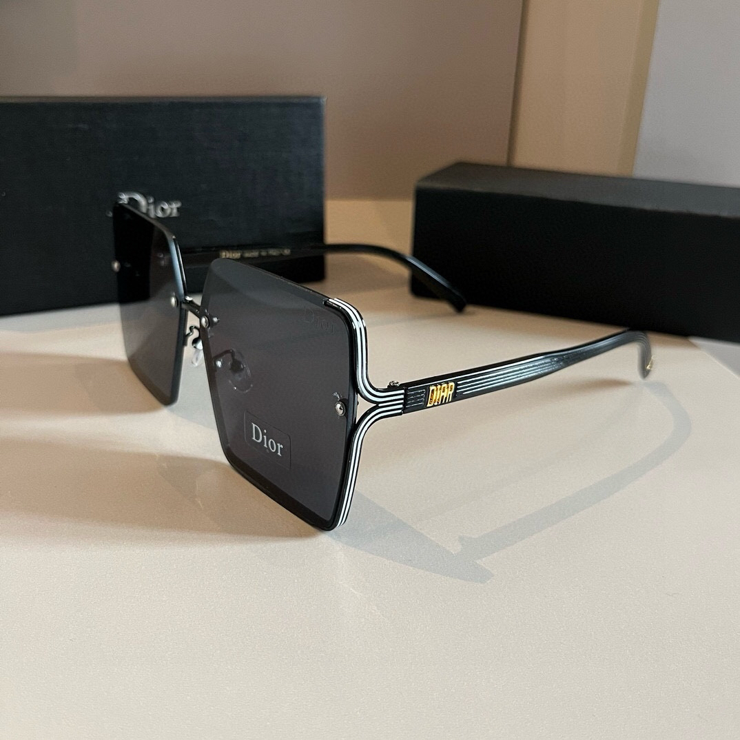 Dior-new large square polarizer sunglasses