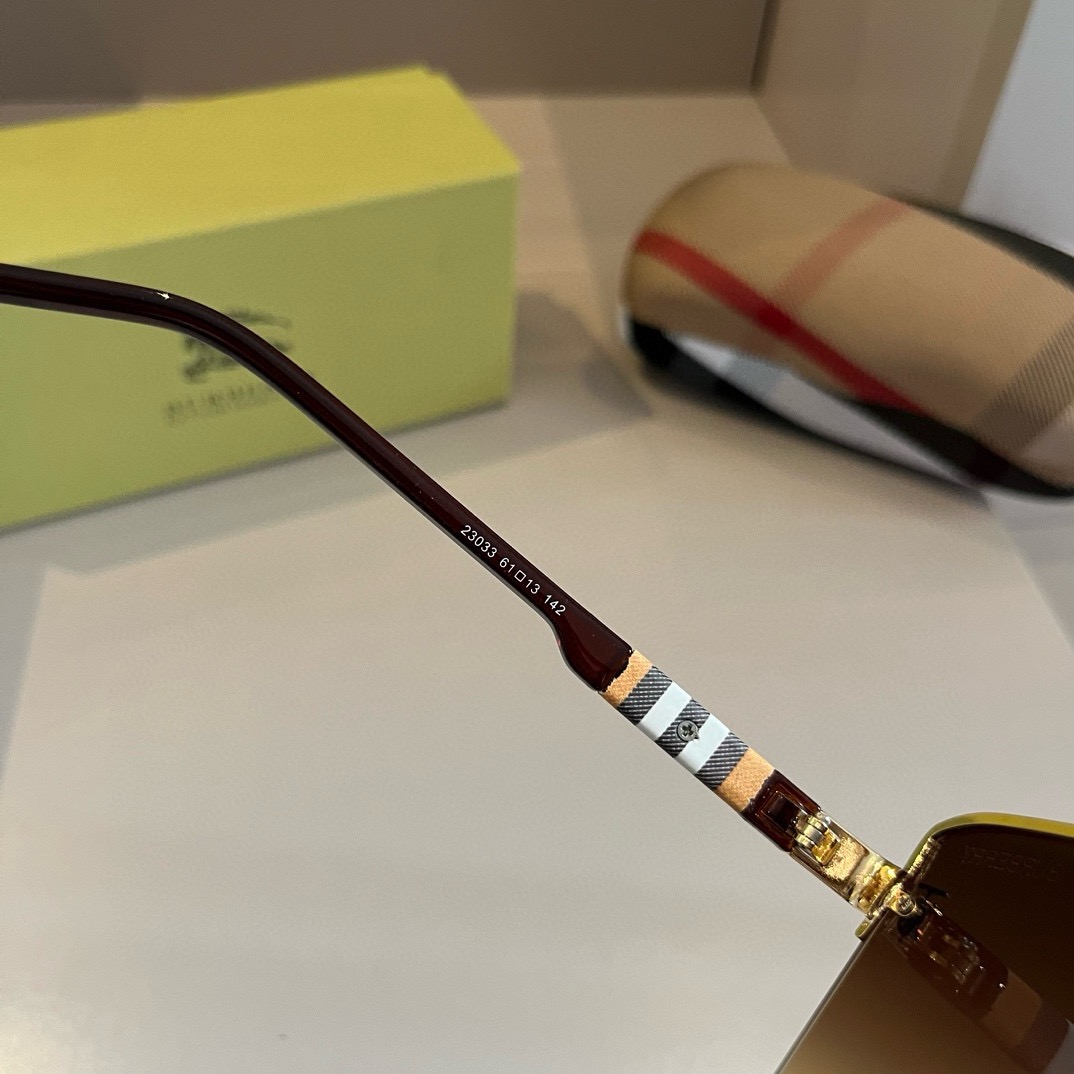 Burberry-new celebrity style one-piece driving mirror sunglasses