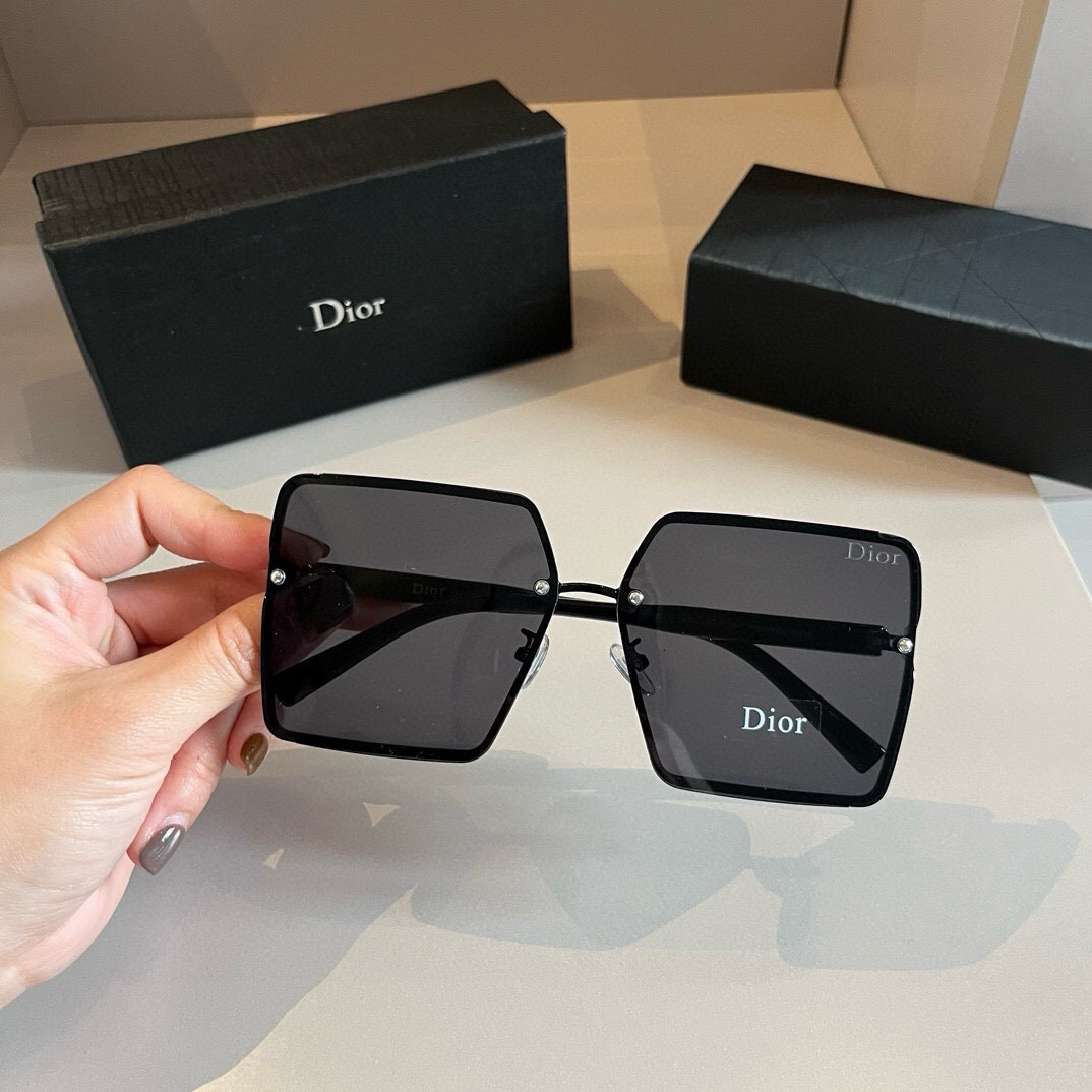 Dior-new large square polarizer sunglasses