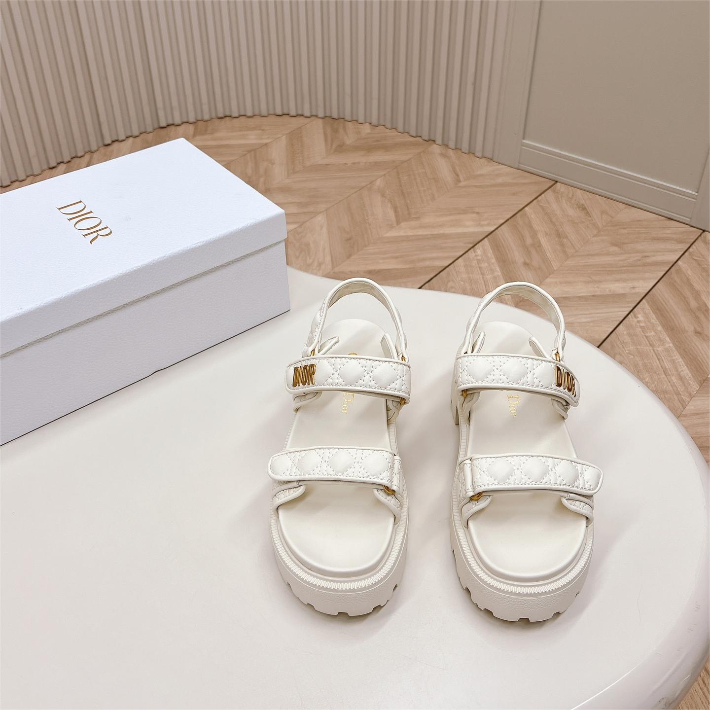 DIOR-2024 Classic Velcro High Heel Sandals