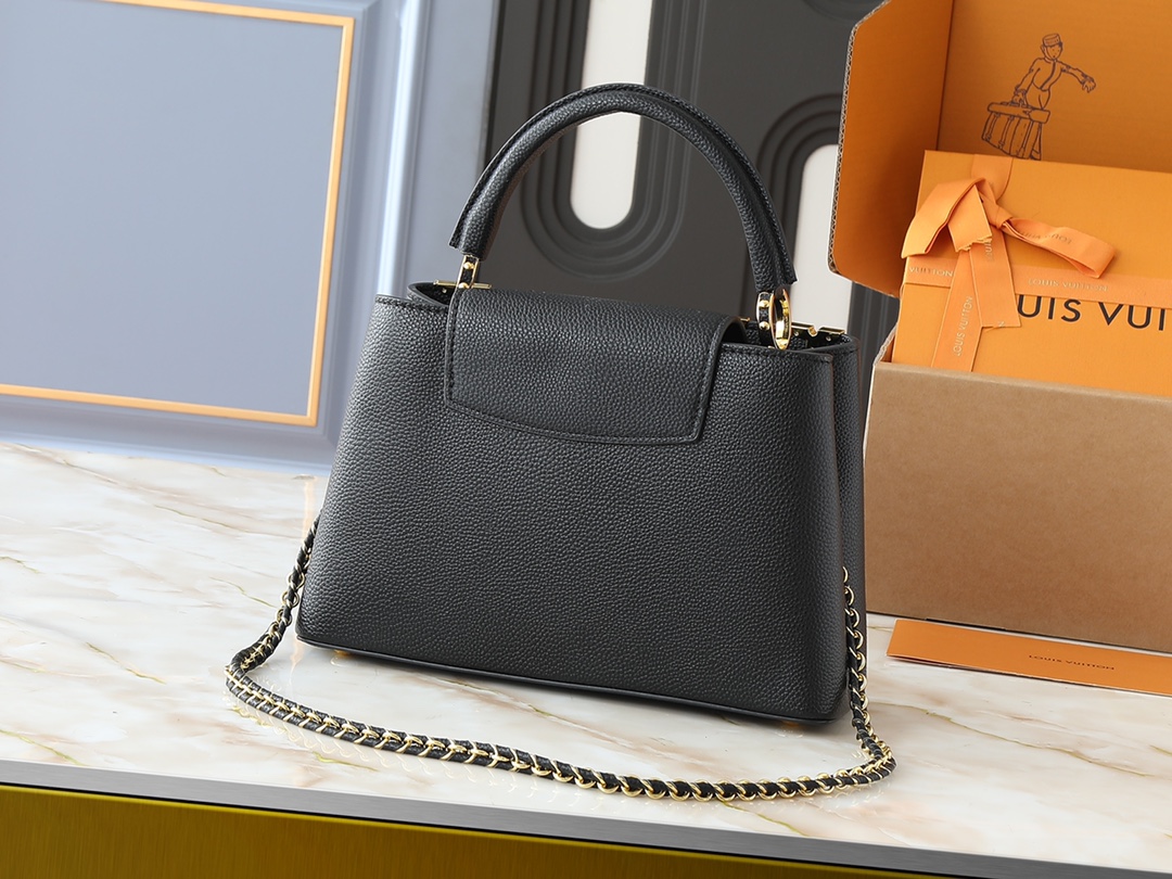 Louis Vuitton - LV Capucines Mini Bag Black