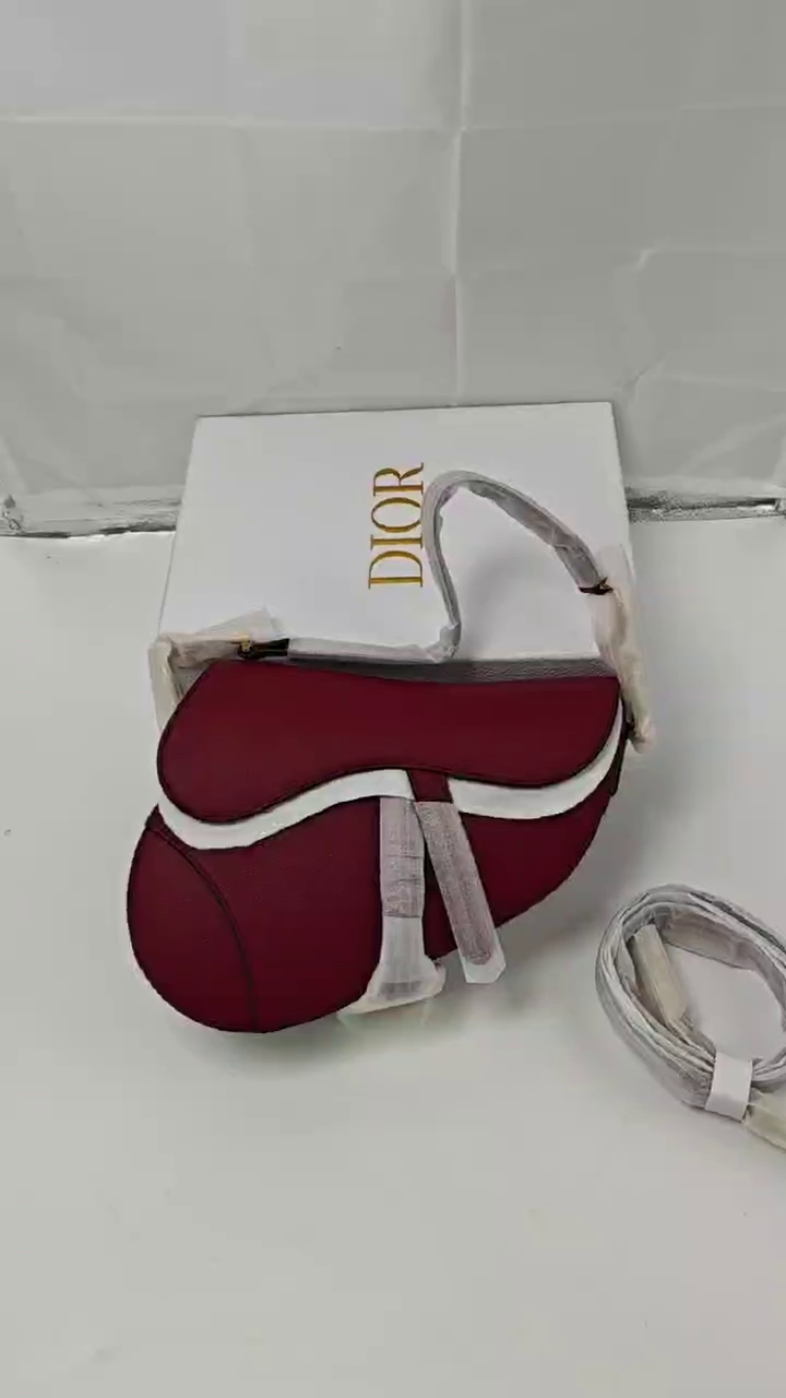 DIOR - Dior Saddle Cowhide Leather Handbag Shoulder bag