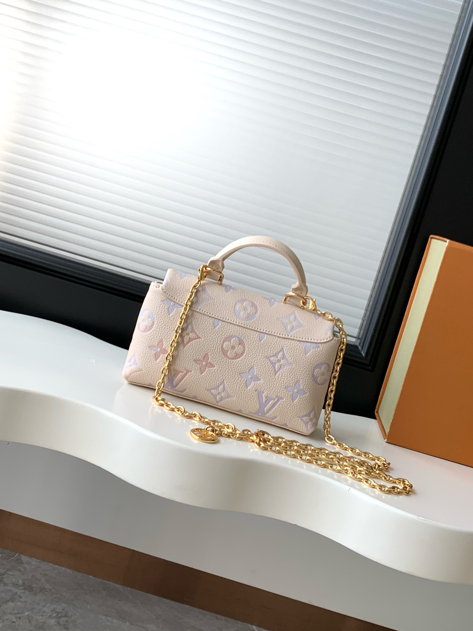 LOUIS VUITTON - LV Nano Madeleine Single Shoulder Handle Mini Bag White