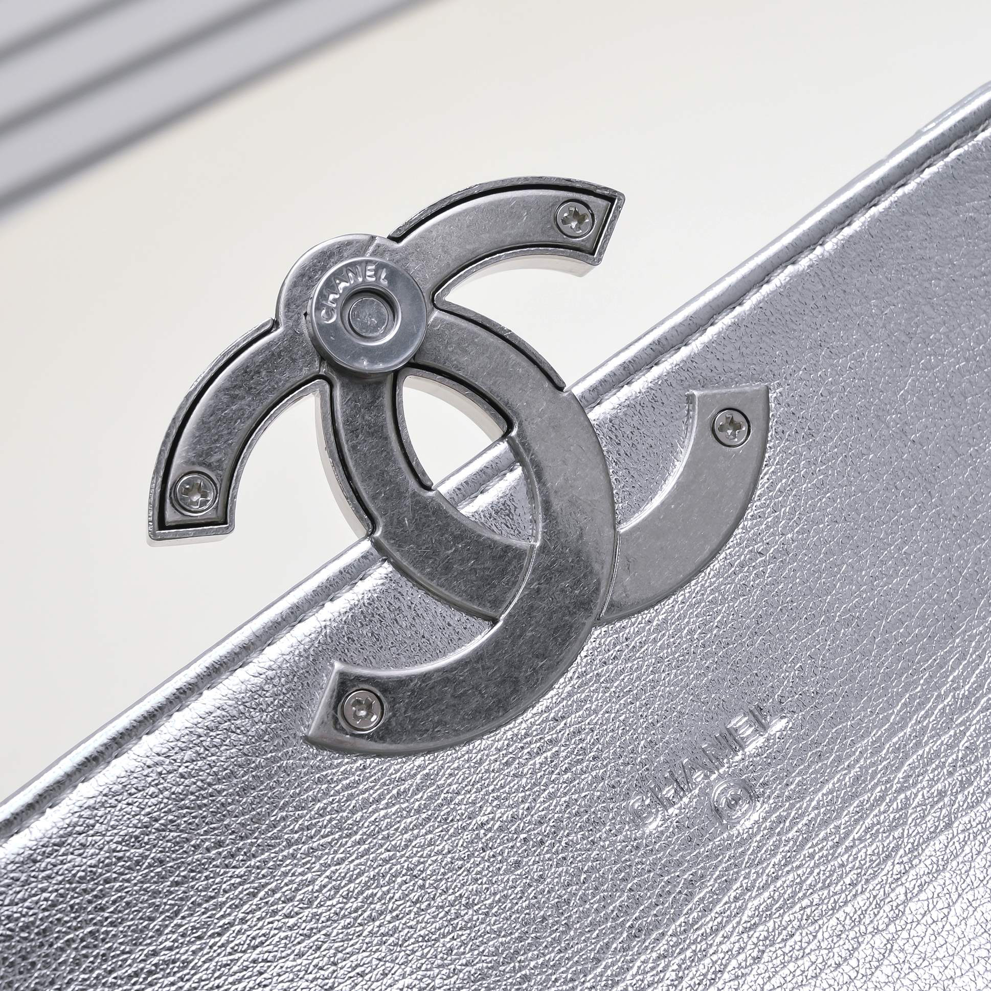 Chanel-Metallic Baguette Bag