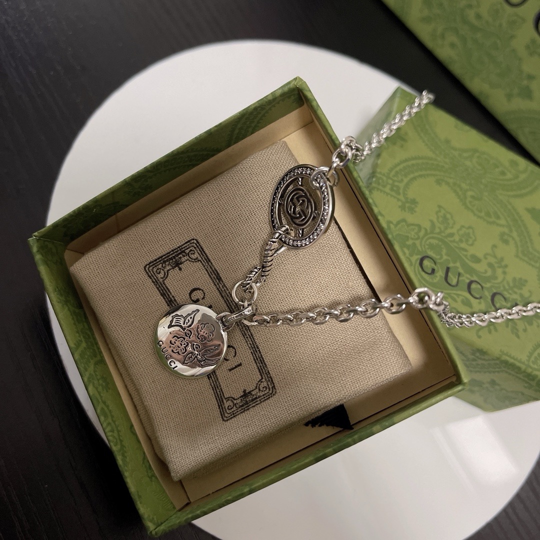 GUCCI-flowers and plants necklace