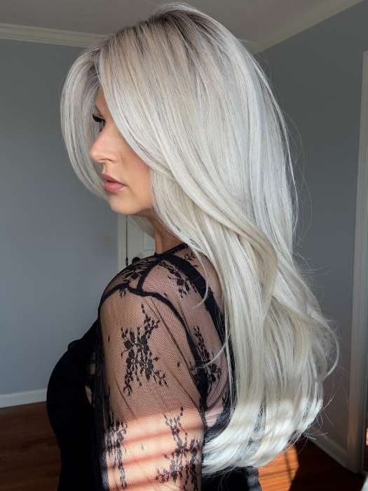 Feature Length | Synthetic Lace Front Wig (Hand-Tied)