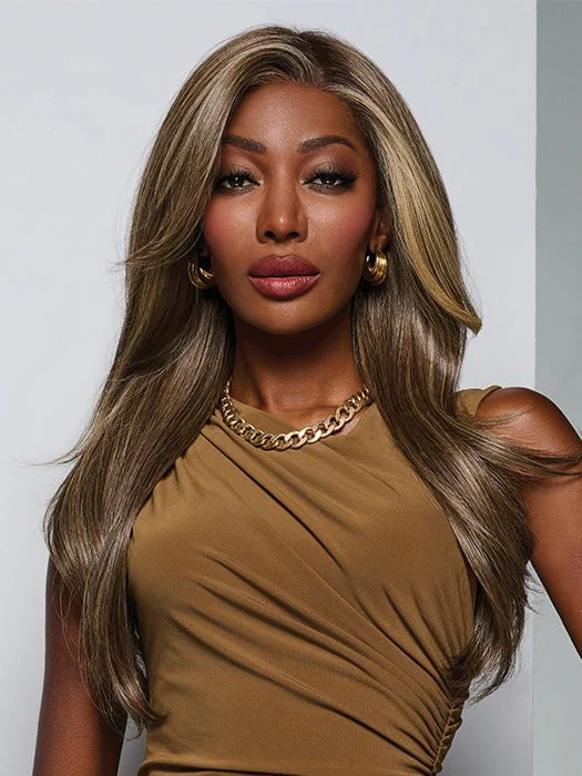 Feature Length | Synthetic Lace Front Wig (Hand-Tied)