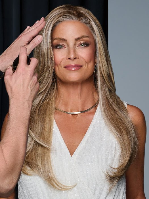 Feature Length | Synthetic Lace Front Wig (Hand-Tied)