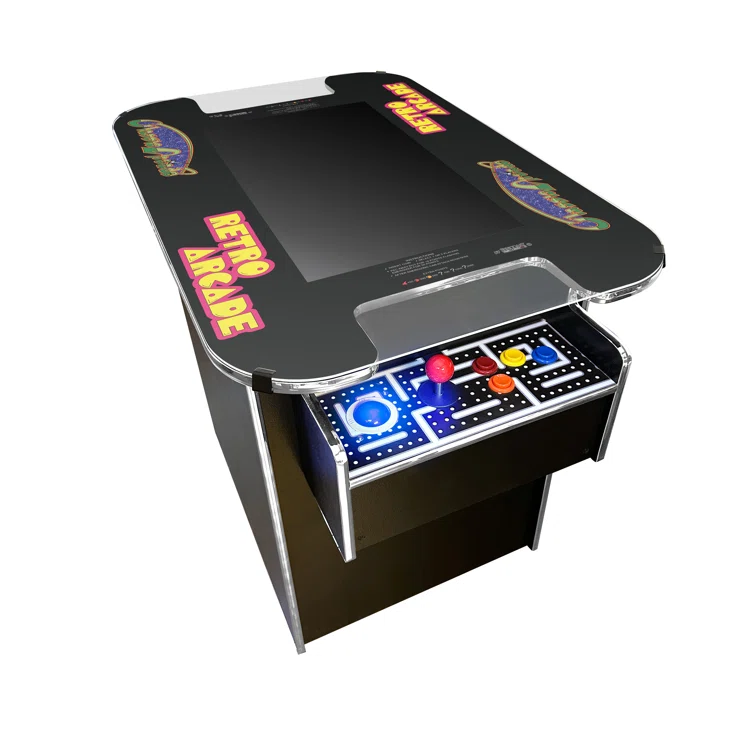 Chrome XL Cocktail Arcade Machine with 24