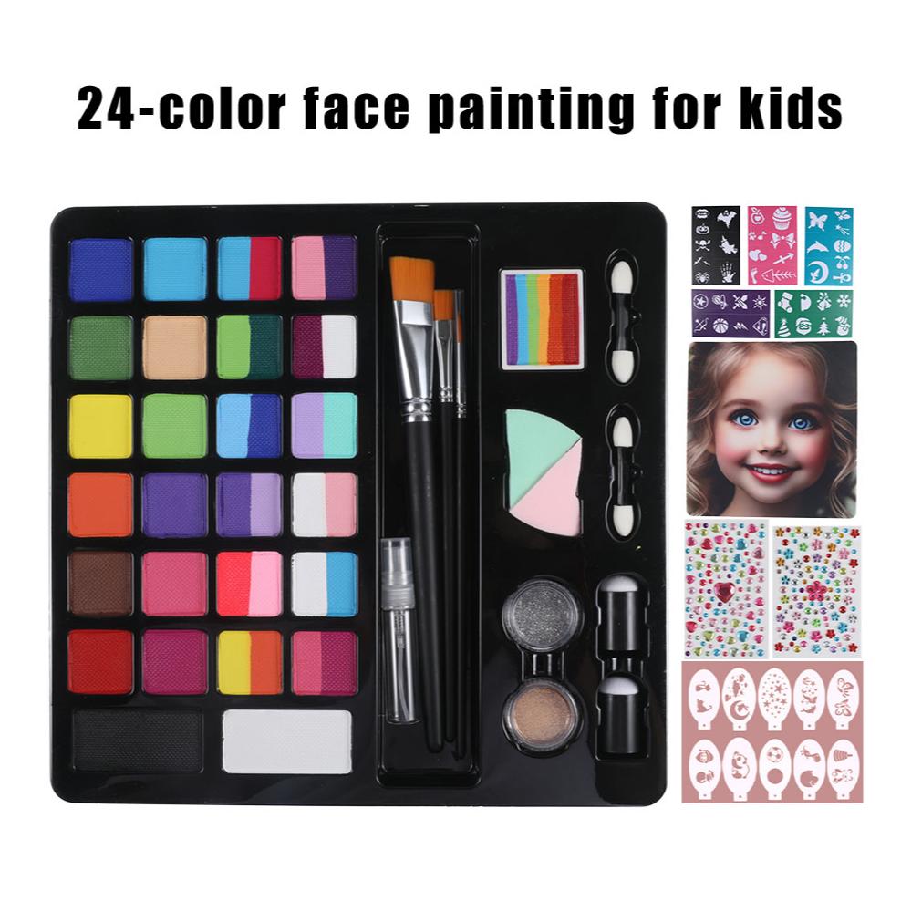 Reviews 24color face painting for kids Ankabella