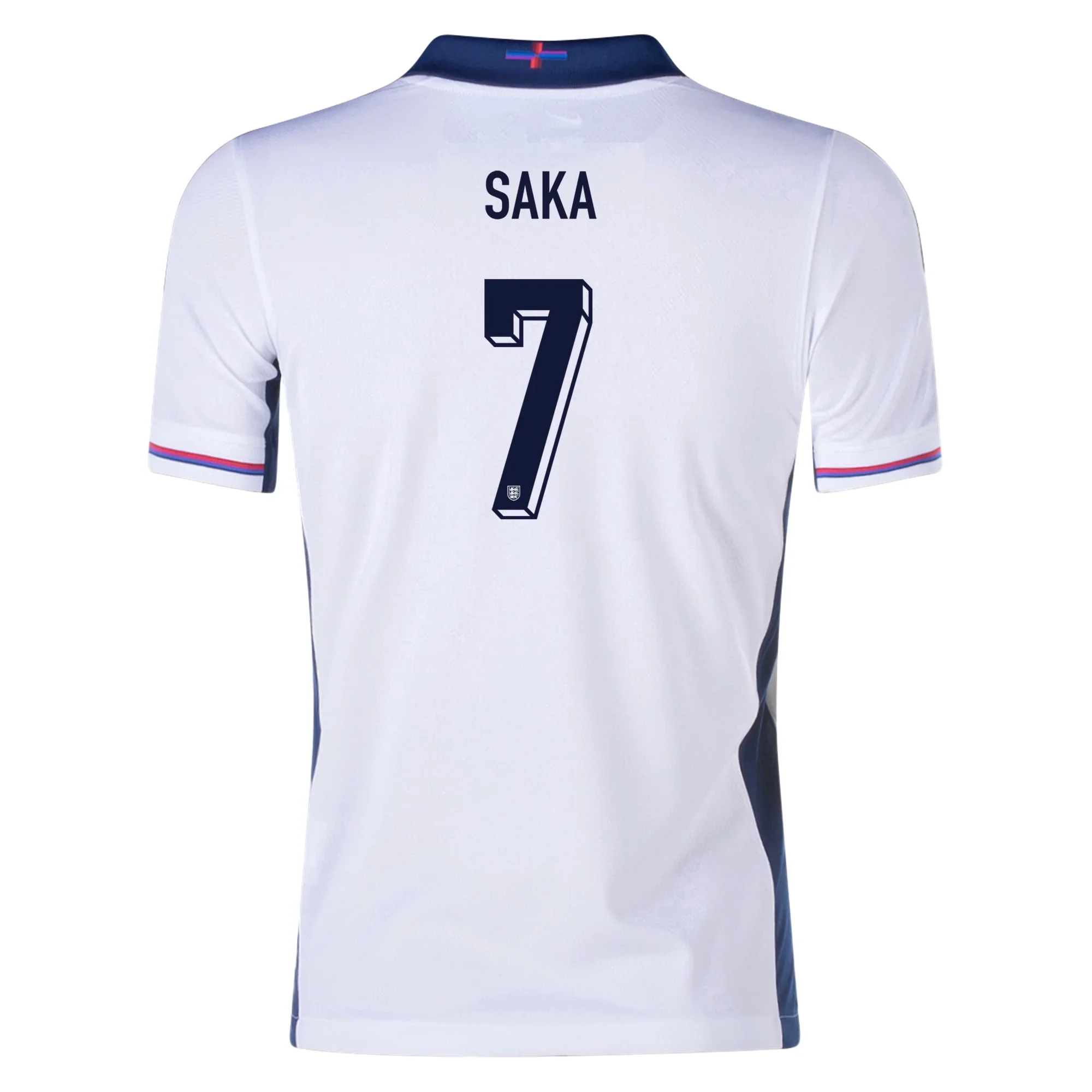 Youth England Bukayo Saka Home Jersey 24/25 (White/Blue Void)