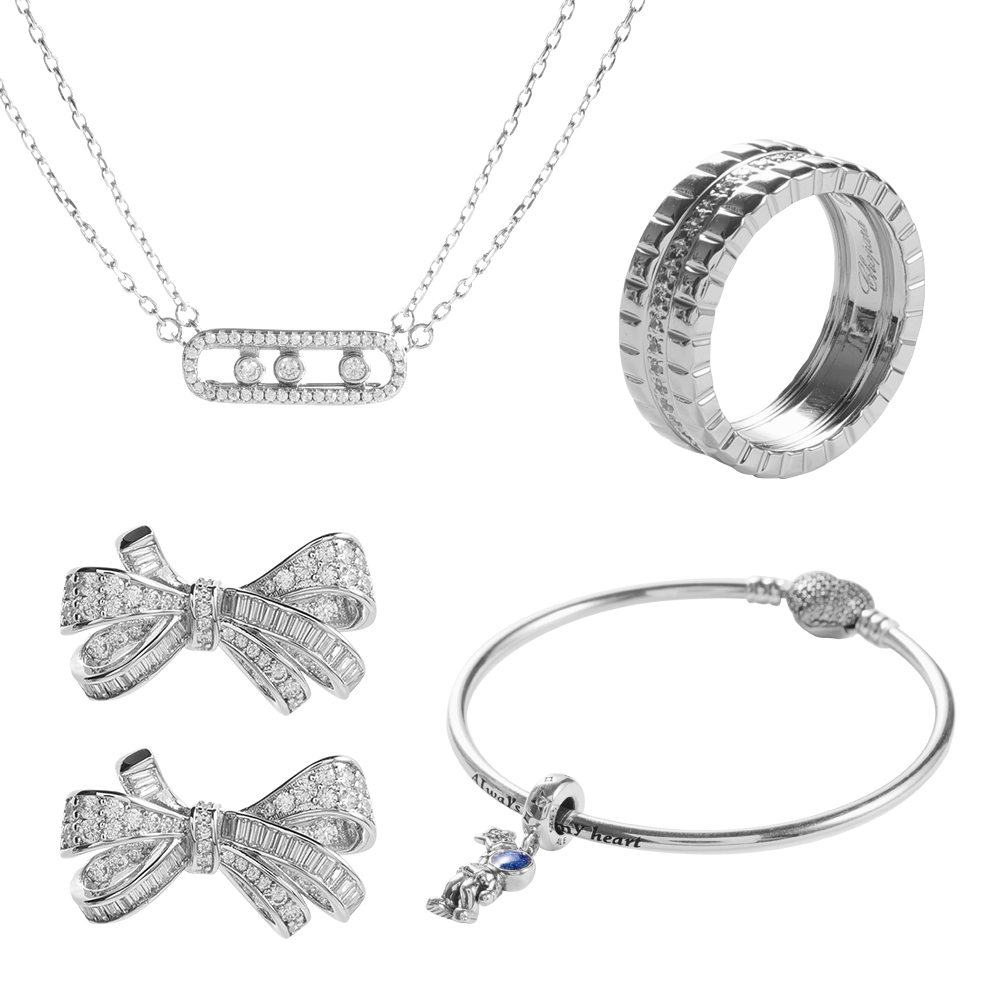 FEFIDAY Silver Jeweley Sets- Womens Jewelry Gifts 925 Silver