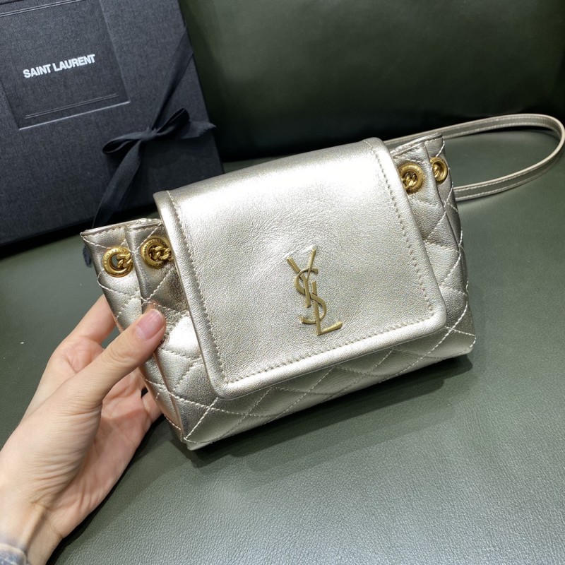 SAINT LAURENT 【𝐌𝐢𝐧𝐢 𝐍𝐨𝐥𝐢𝐭𝐚】672738 original leather.JD