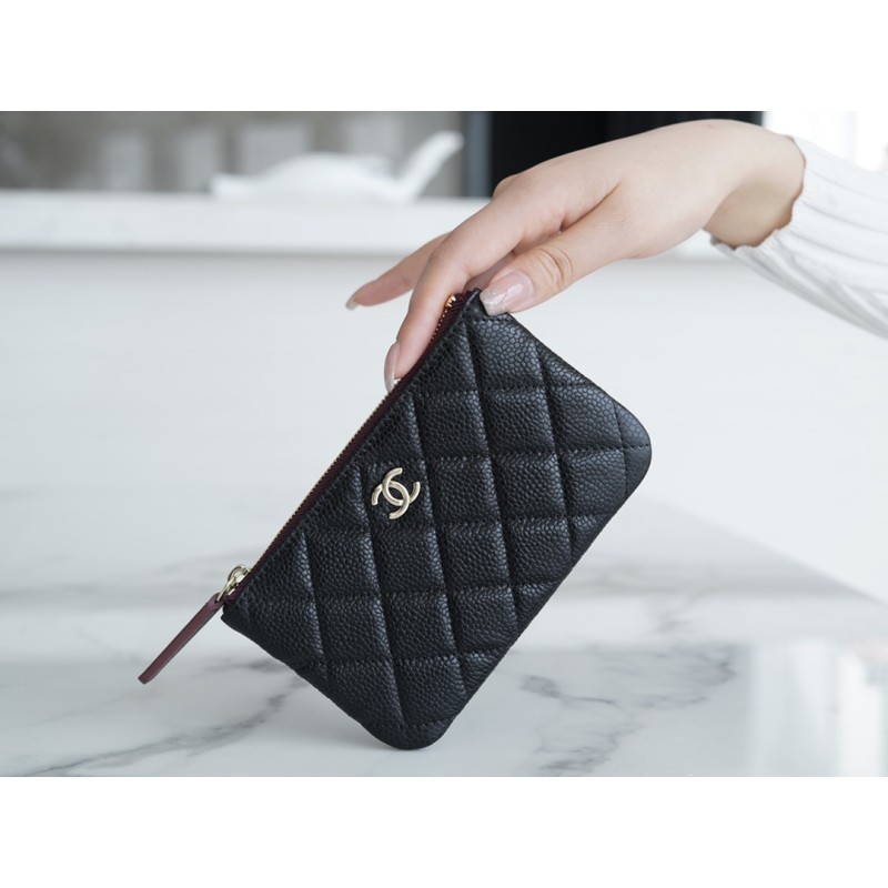 𝗖𝗛𝗔𝗘𝗡𝗟✦ Channel custom calfskin 🐂 Classic mini zippered carry-on bag