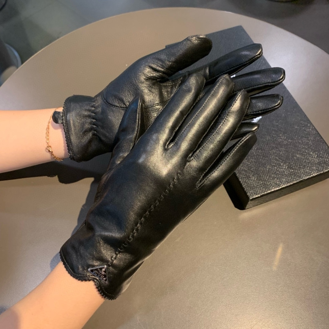 2024 New Exclusive Debut!! Touchscreen gloves Prada wave lace 🌸 gloves