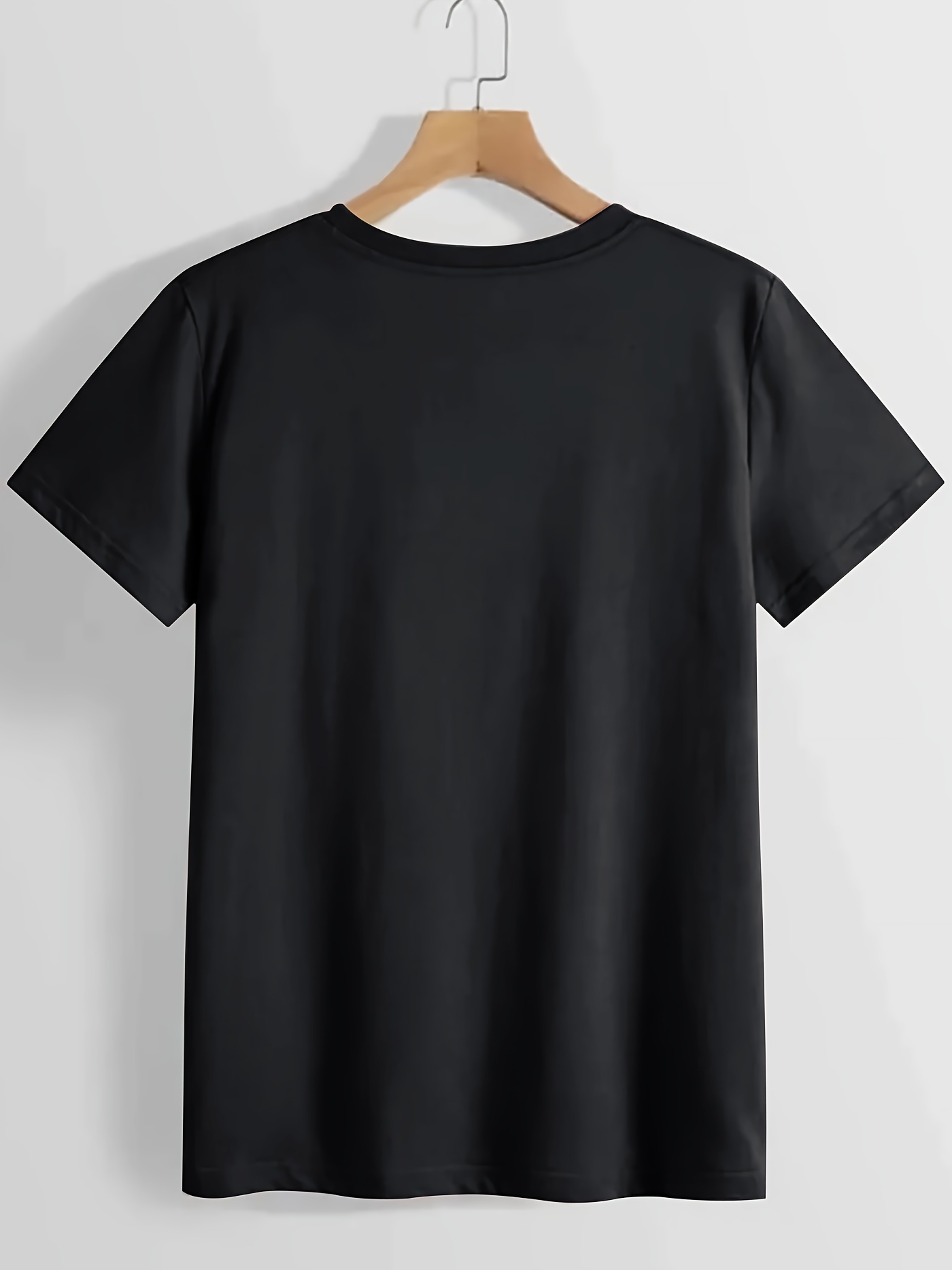 Fashionable Womens Graphic Print T-Shirt - Casual Short Sleeve Crew Neck Top - Lightweight & Breathable For Spring & Summer Wardrobe