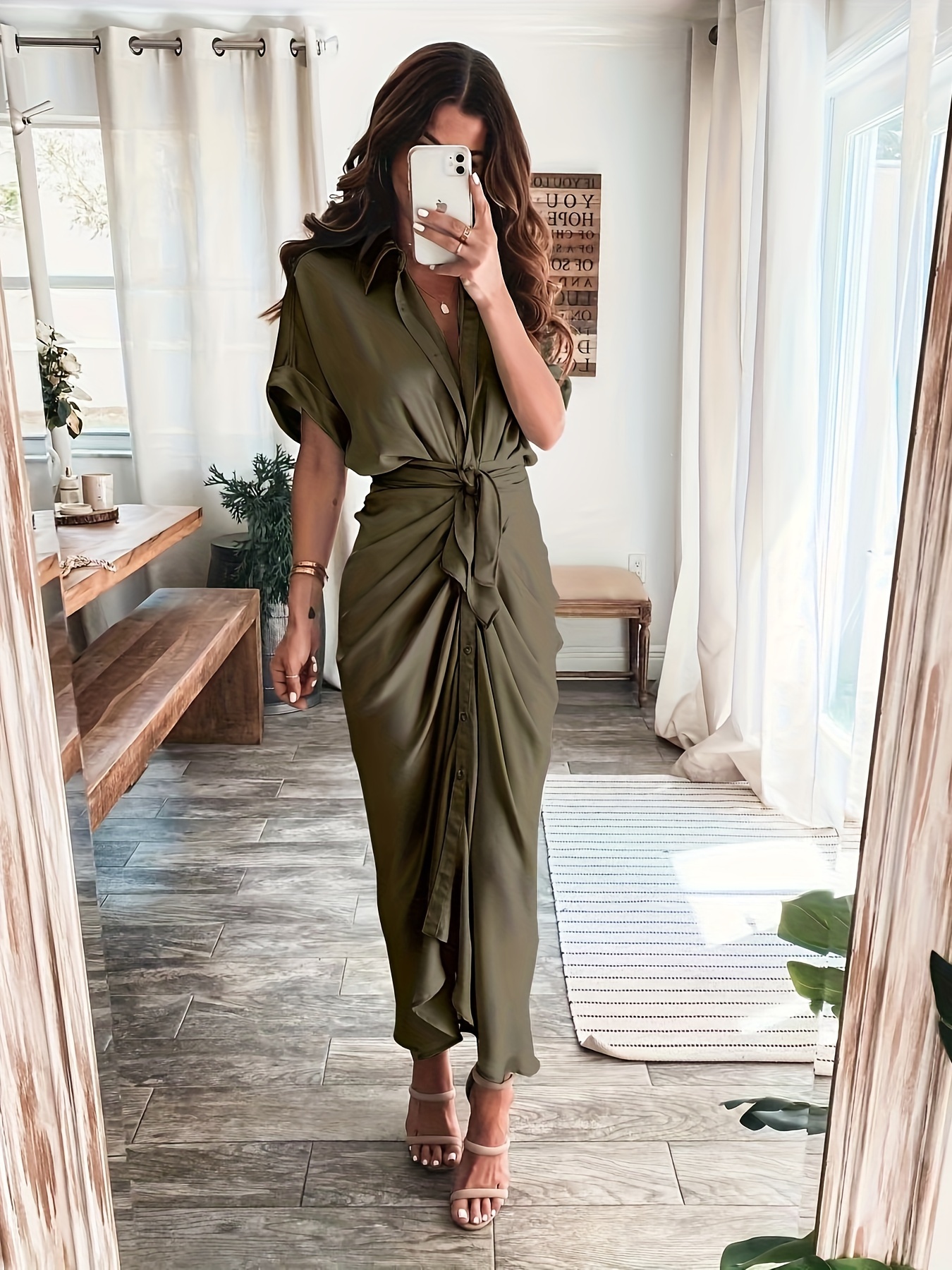 Fashion Wrought Shirt Dress