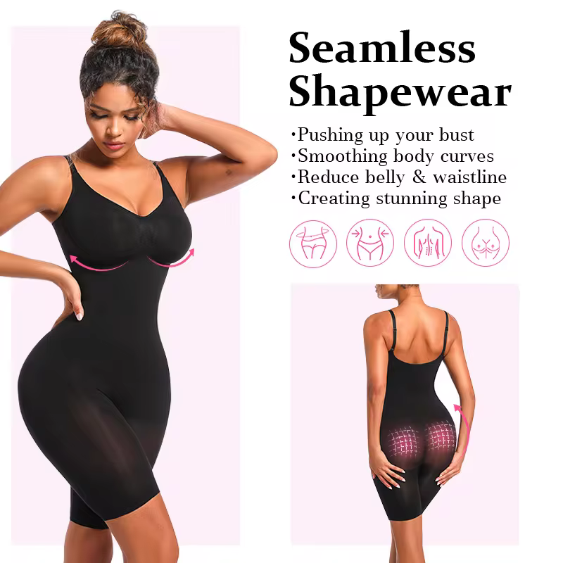 Dropship Seamless Faja Shapewear Eco Friendly Oversized Body Shaper Sculpt Waist Recycled Nylon Shapewear Bodysuit for Women