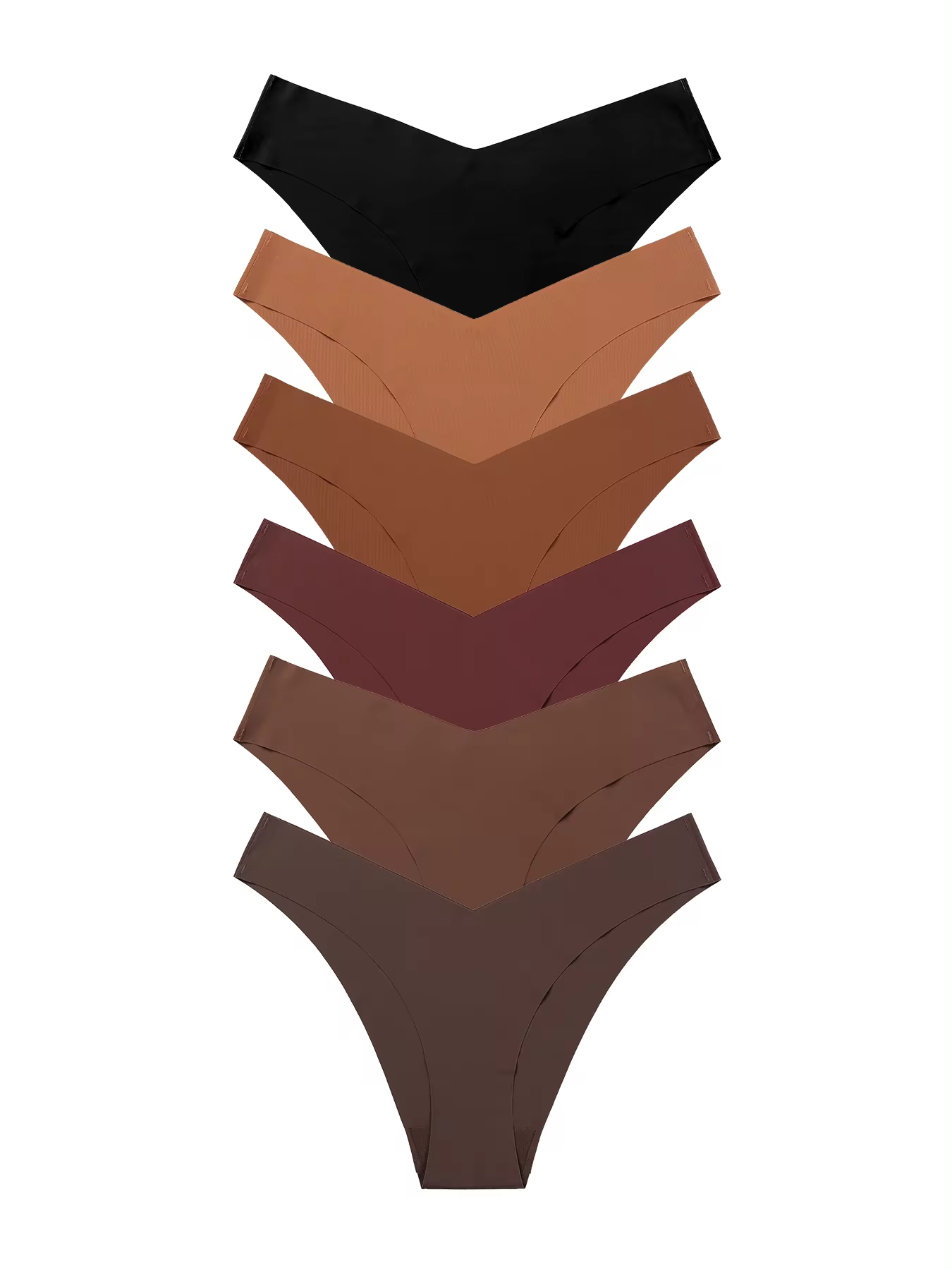 Dropshipping 7 Colors Women's Seamless Panty Underwear Mid Waist Elastic Cotton Panties Hipster Sexy Thongs Women's Panties