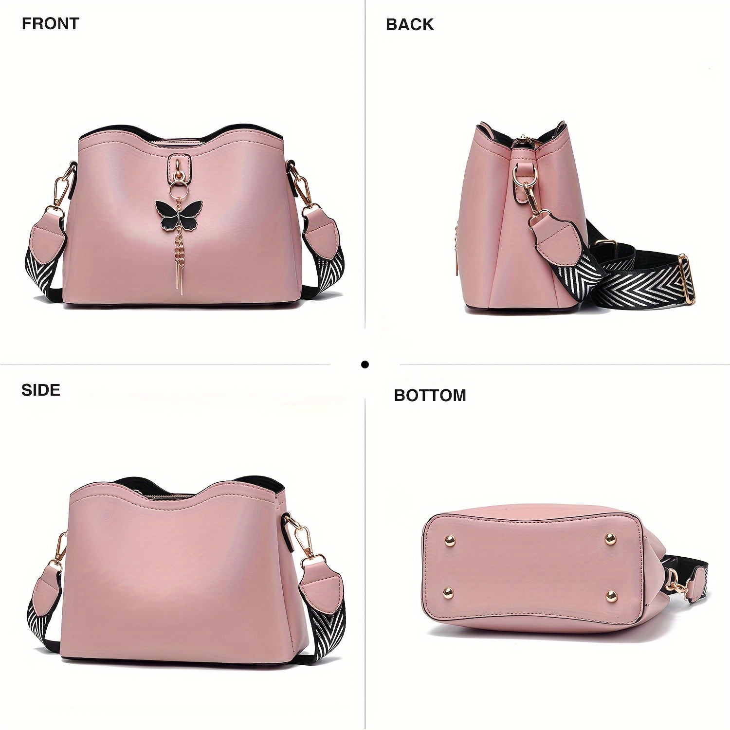 Small, Fashionable Butterfly Crossbody Bags for Women - Lightweight, Stylish, and Versatile Handbags with Adjustable Shoulder Strap - Perfect for Daily Use, Travel, and Outdoor Activities