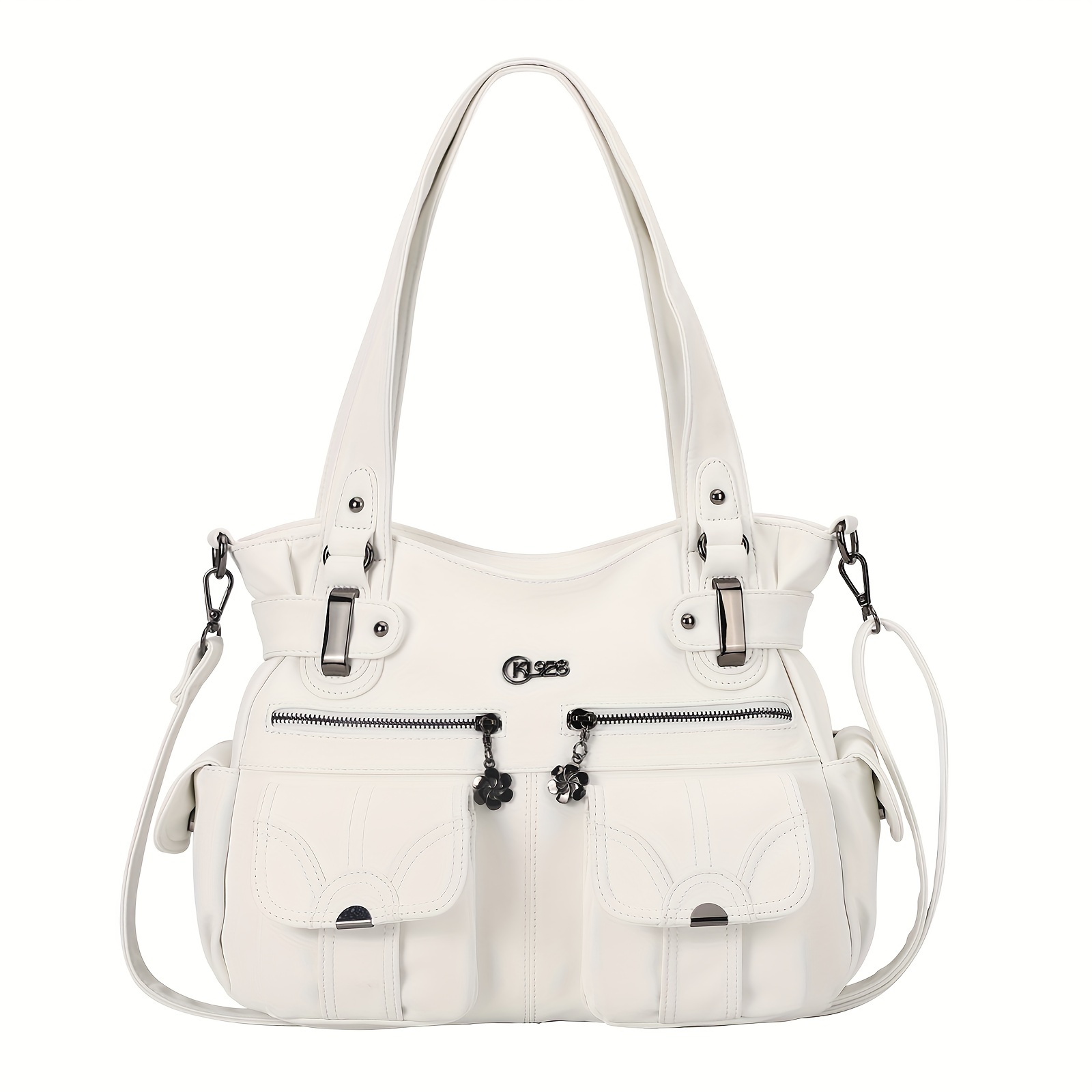 Purses And Handbags For Women Large Hobo Shoulder Bags Soft PU Leather Multi-Pocket Tote Bag