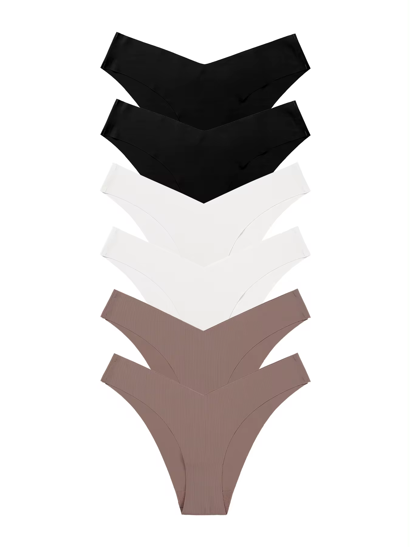 Dropshipping 7 Colors Women's Seamless Panty Underwear Mid Waist Elastic Cotton Panties Hipster Sexy Thongs Women's Panties