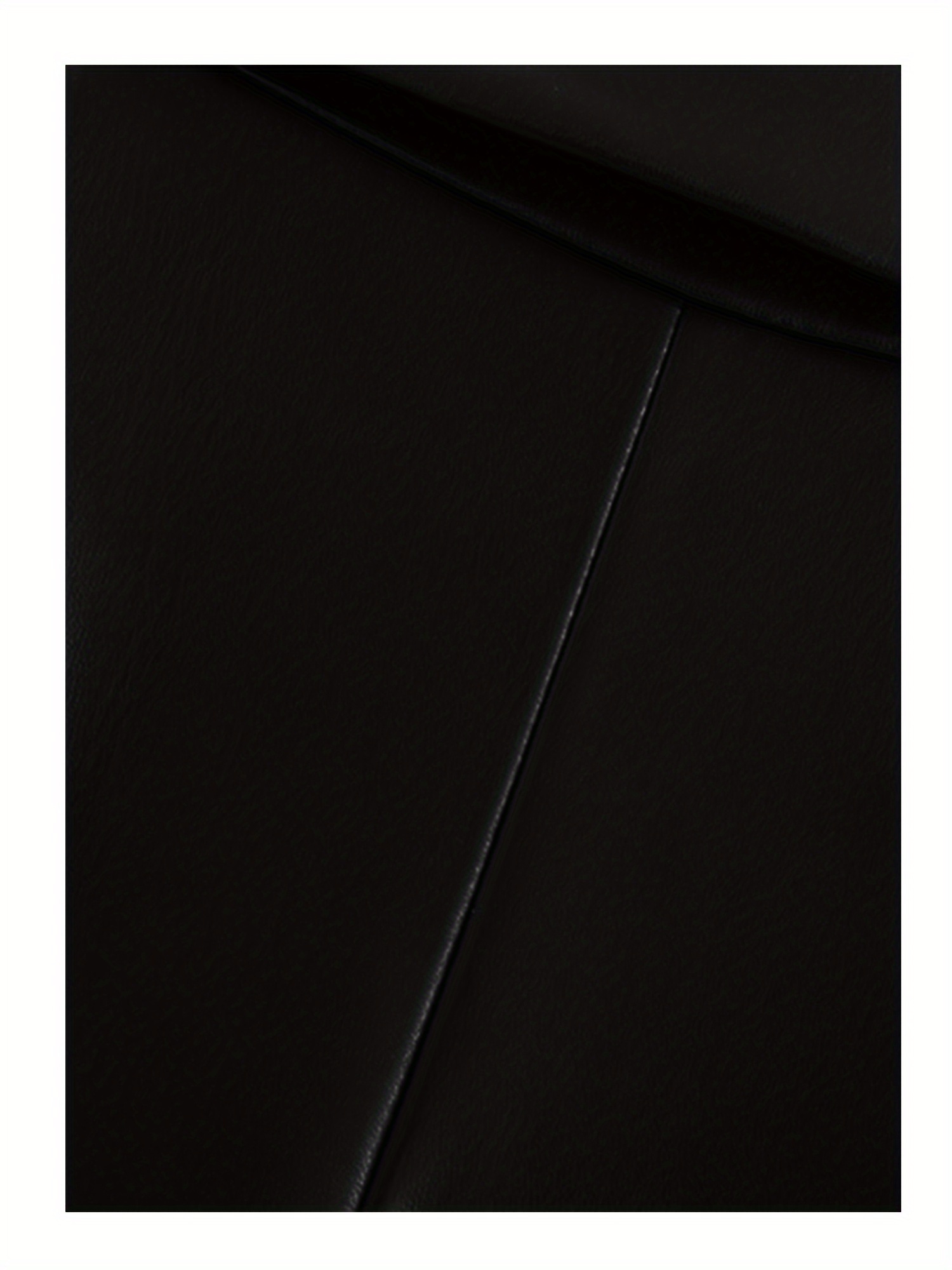 Women Leather Lapel Neck Coat Side Pockets Buttons Solid Color Long Sleeve Casual Party Spring Fall Tops