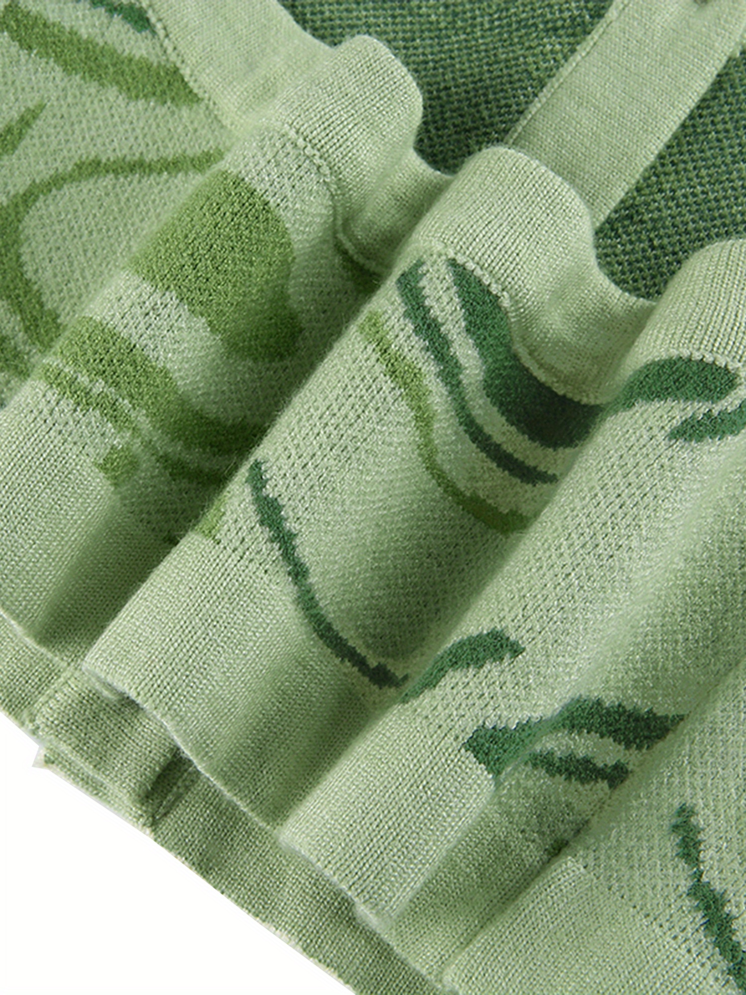 Geometric Print Lapel Neck Sweater Vest, Casual Sleeveless Button Front Backless Knitted Vest For Spring & Summer, Women's Clothing