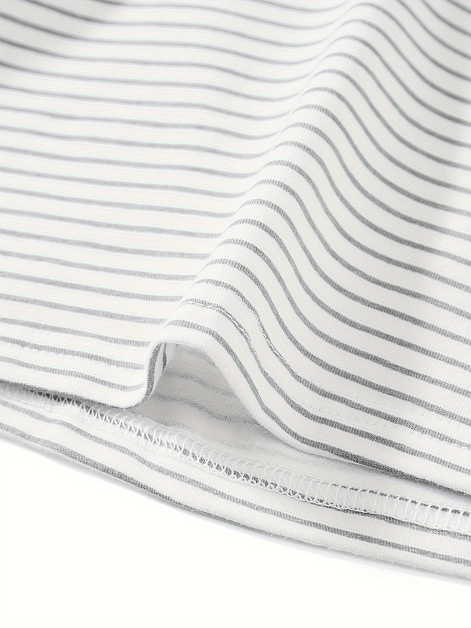 2-Piece Cozy Striped Print Pajama Set - Soft Crop Camisole Top and Elastic Waist Shorts for Loungewear, Sleepwear, and Nightwear - Comfortable, Breathable, and Relaxed Fit for Women