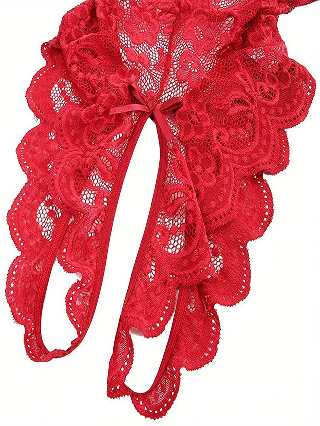 Sultry Lace Babydoll Sleepwear - Soft, Sexy, and Comfortable Nightwear for Women - G-String Design, Adjustable Straps, and Delicate Details