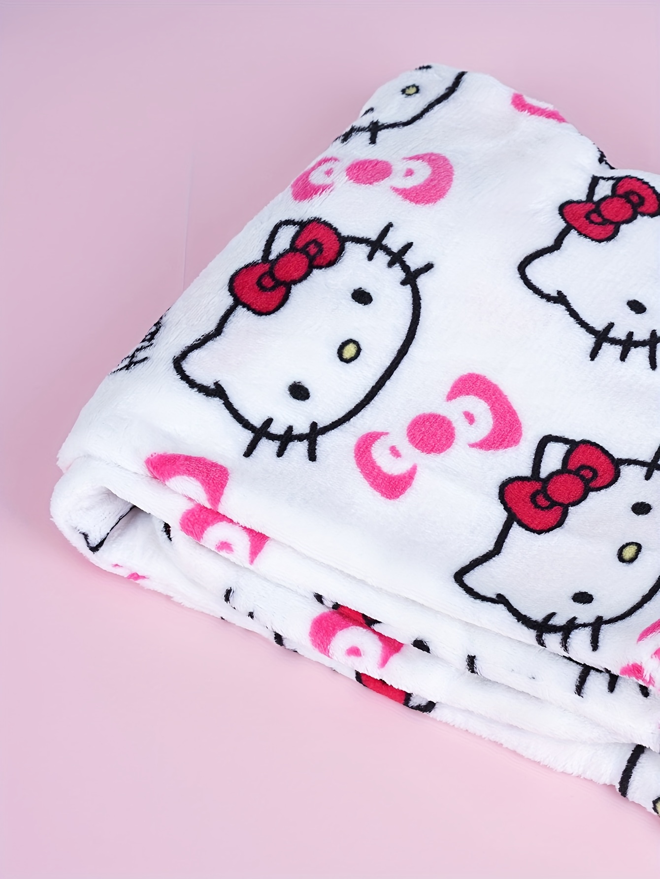 Authorized Sanrio Flannel Pajamas Kawaii Sanrio Hello Kitty WOMEN'S Casual Home Pants, Warm White Wool Cartoon Animation, Autumn Fashion Gift