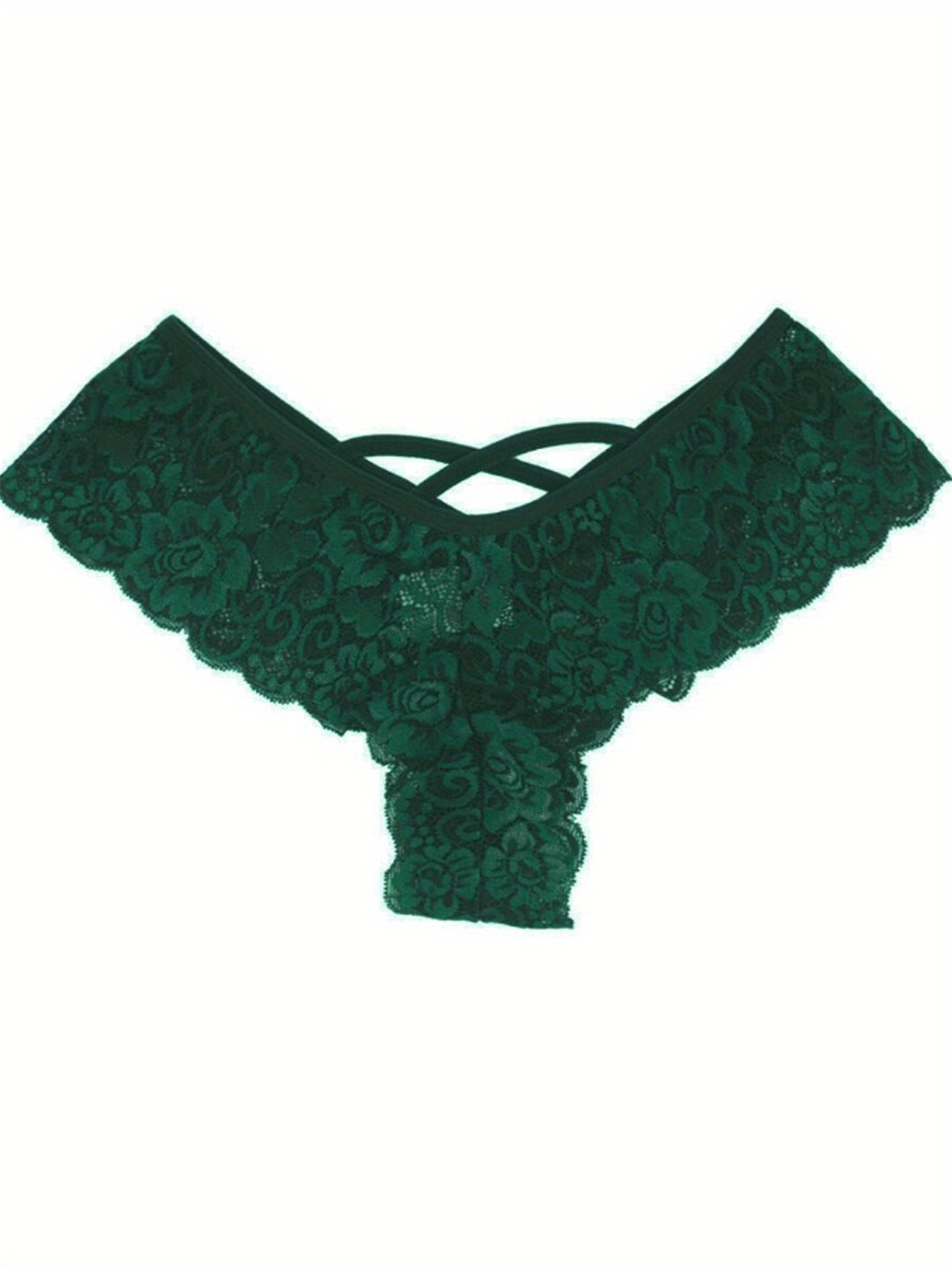 4 Pack Womens Thongs Sexy Lace Underwear Panties Seamless Lingerie Panty 4Pcs Hot Bow Lace Thongs, Comfy Breathable Intimates Panties, Women's Lingerie & Underwear