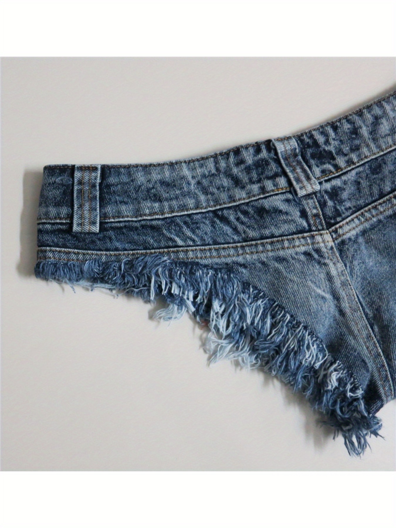 Cowboy Whiskers Edge Tight Thin Women's Pants Nightclub Pole Dance Ultra Low Waist Super Short Sexy Hot Pants