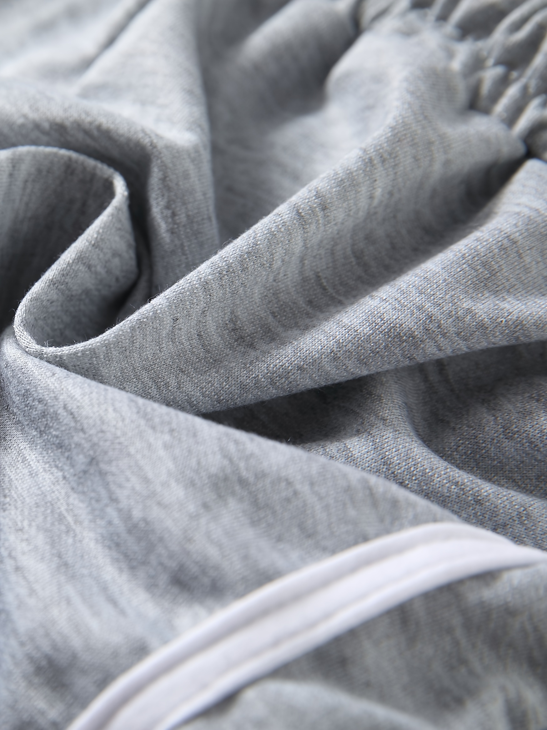 Contrast Binding Casual Sports Shorts, Drawstring Running Loose Shorts, Women's Activewear