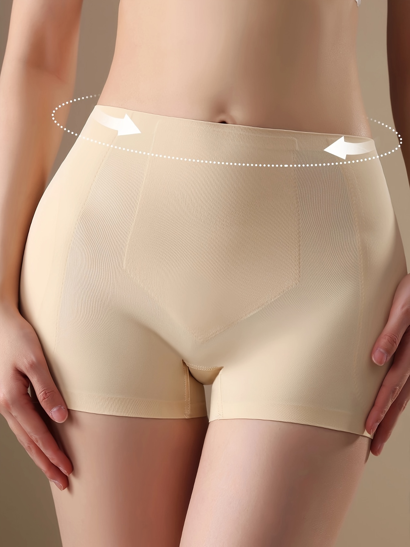 Seamless Shaping Panties With Side Pads, Comfortable Panties To Lift & Shape Buttocks, Women's Underwear & Shapewear