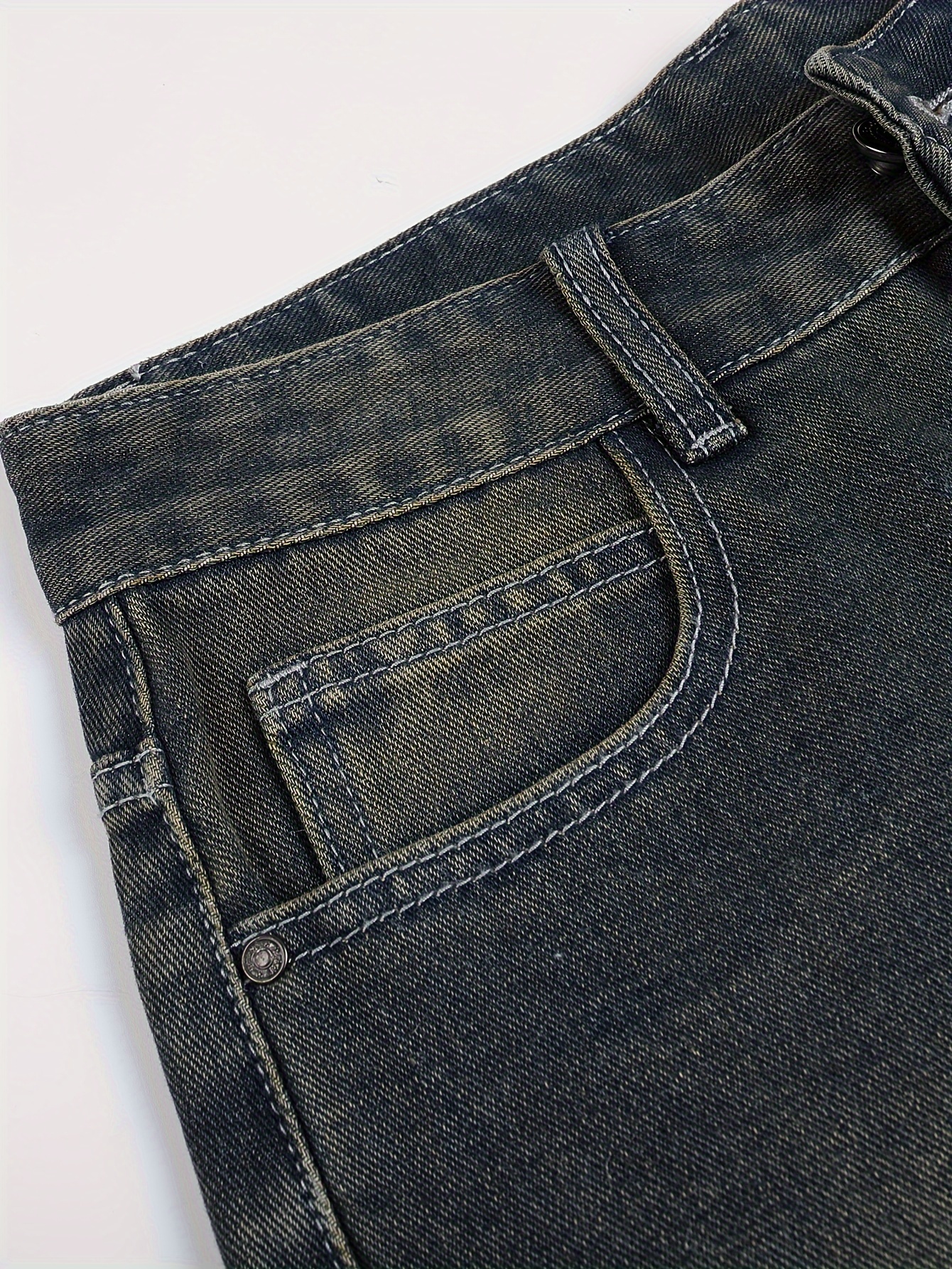 Womens Fashion Denim Shorts - Distressed Wash, Sequin Embroidered Pockets, Casual Summer Jean Shorts with Comfortable Fit, Stylish Design, and Versatile Style for Outdoor Activities