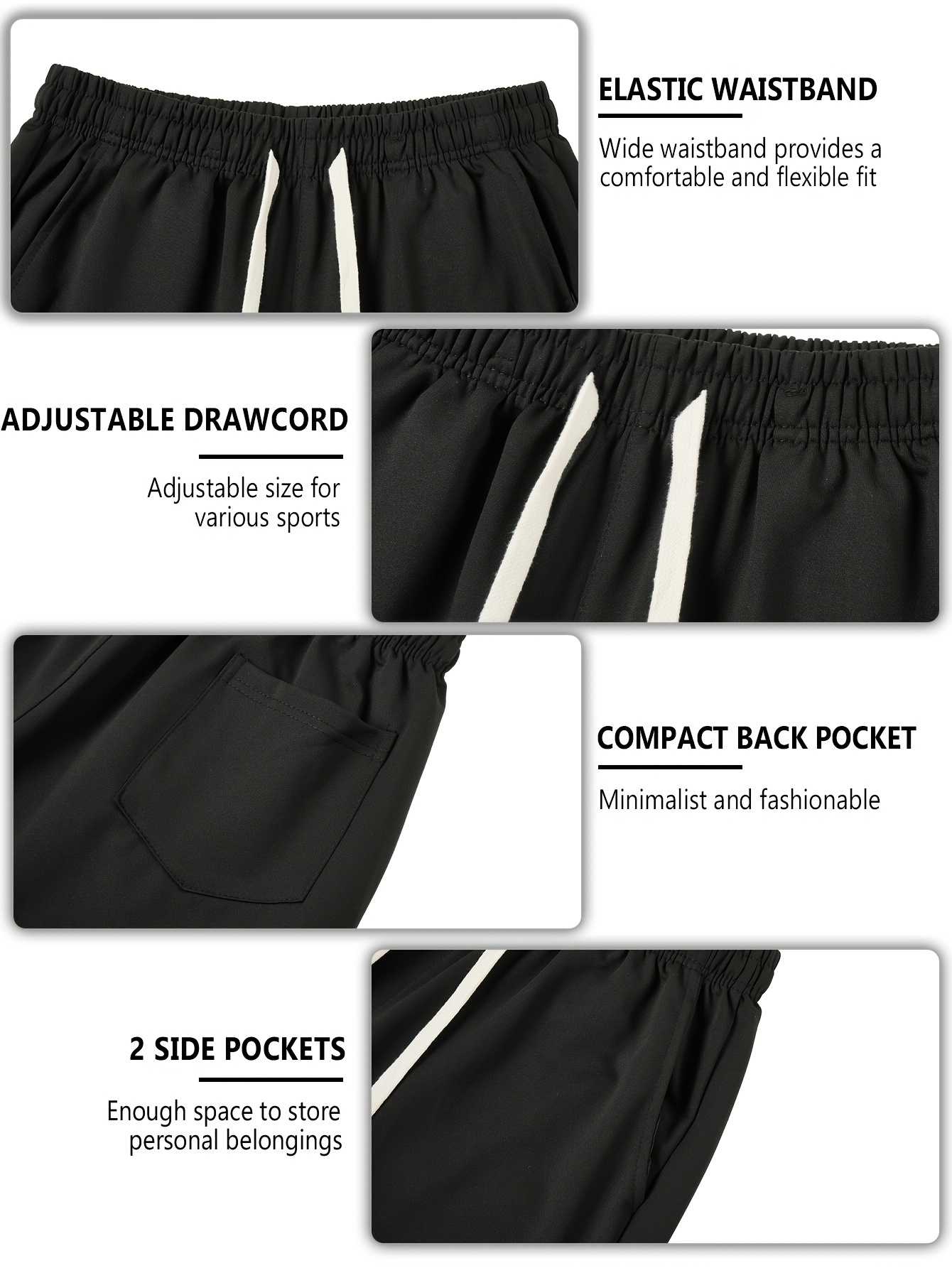 Women's Spring and Summer Casual Pocket Drawstring Shorts, the Fabric Is Lightweight and Breathable, Casual and Versatile, Comfortable and Fit