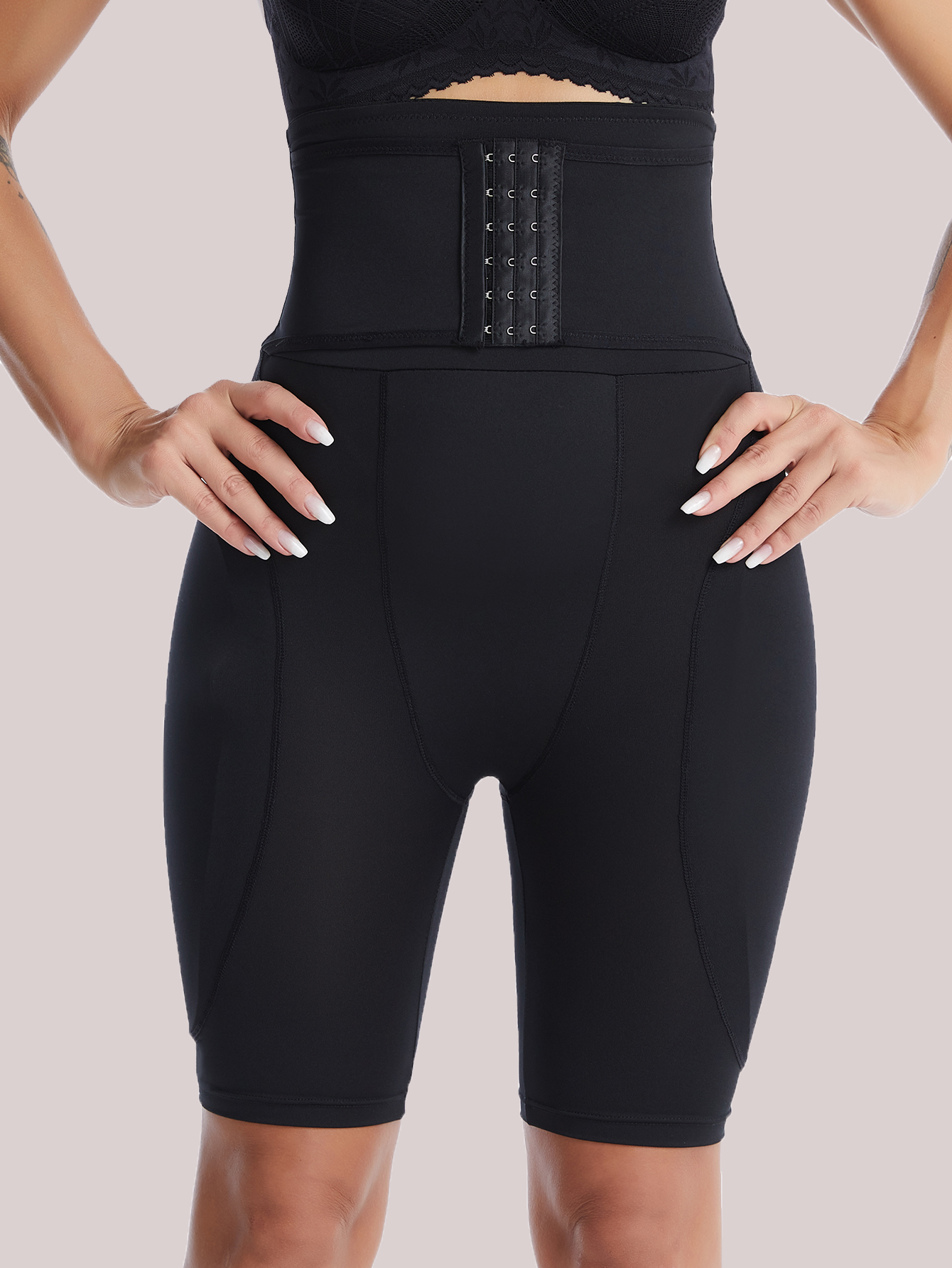 1 PC Adjustable High Waist Flat Angle Shapewear Pants Women Tummy Control High Elastic Daily Postpartum Shapewear Panties