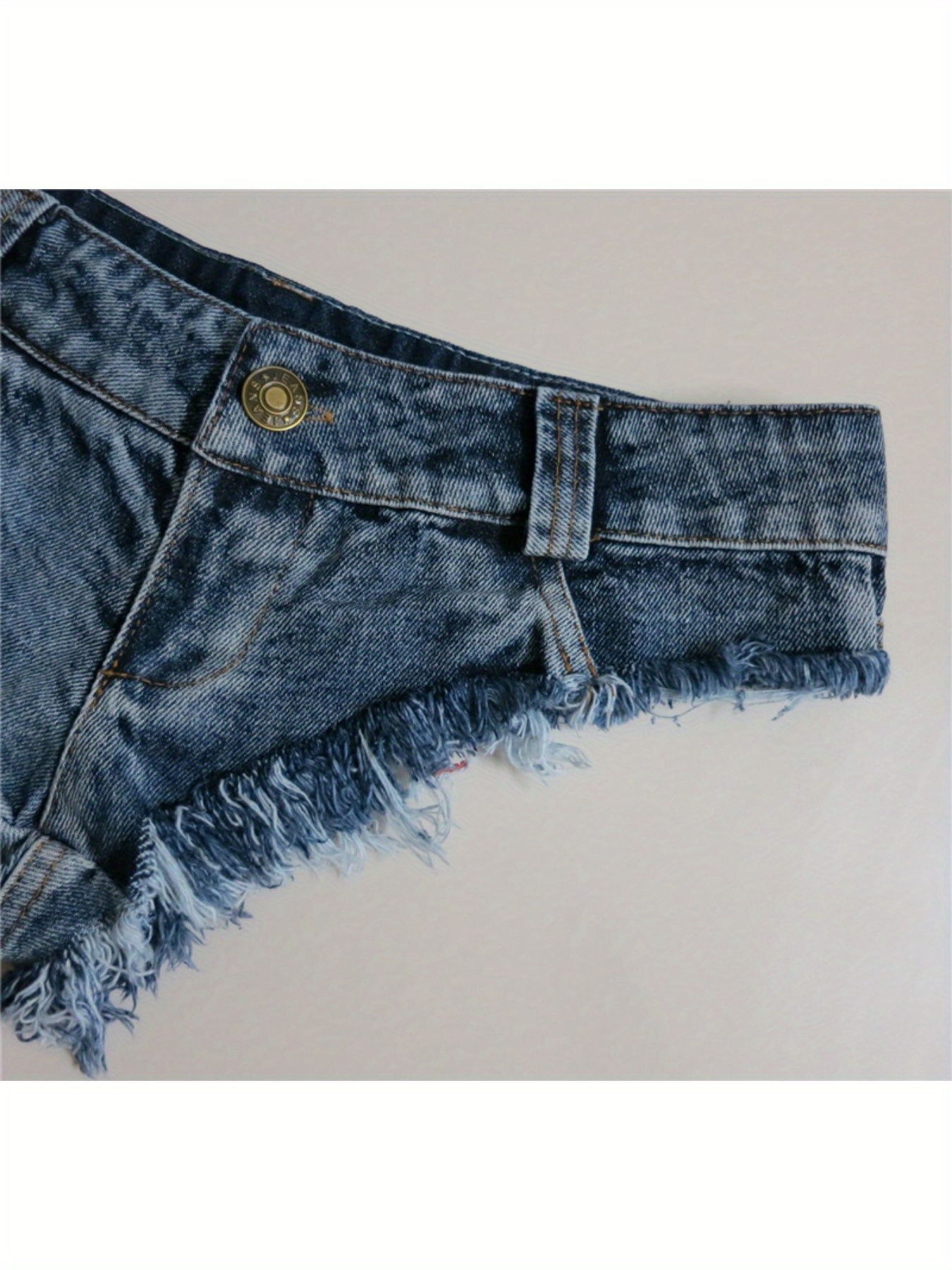 Cowboy Whiskers Edge Tight Thin Women's Pants Nightclub Pole Dance Ultra Low Waist Super Short Sexy Hot Pants